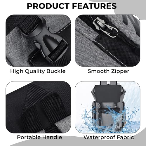 Image of Kraptick Backpack - Waterproof Travel Stylish Laptop Backpack, Business Bag, Office Work Bag, and Professional Backpack with Spacious Storage and Durable Design