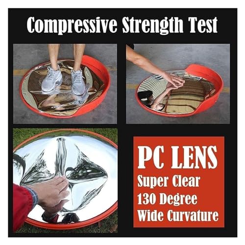 Miroir de circulation pour angle mort et sécurité parking 45cm - 4
