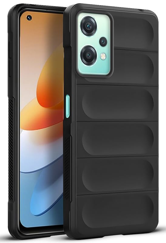Image of Mr. Case Silicone Back Cover Case for OnePlus Nord CE 2 Lite 5G | Comfort Grip Soft Touch Matte TPU | - Black