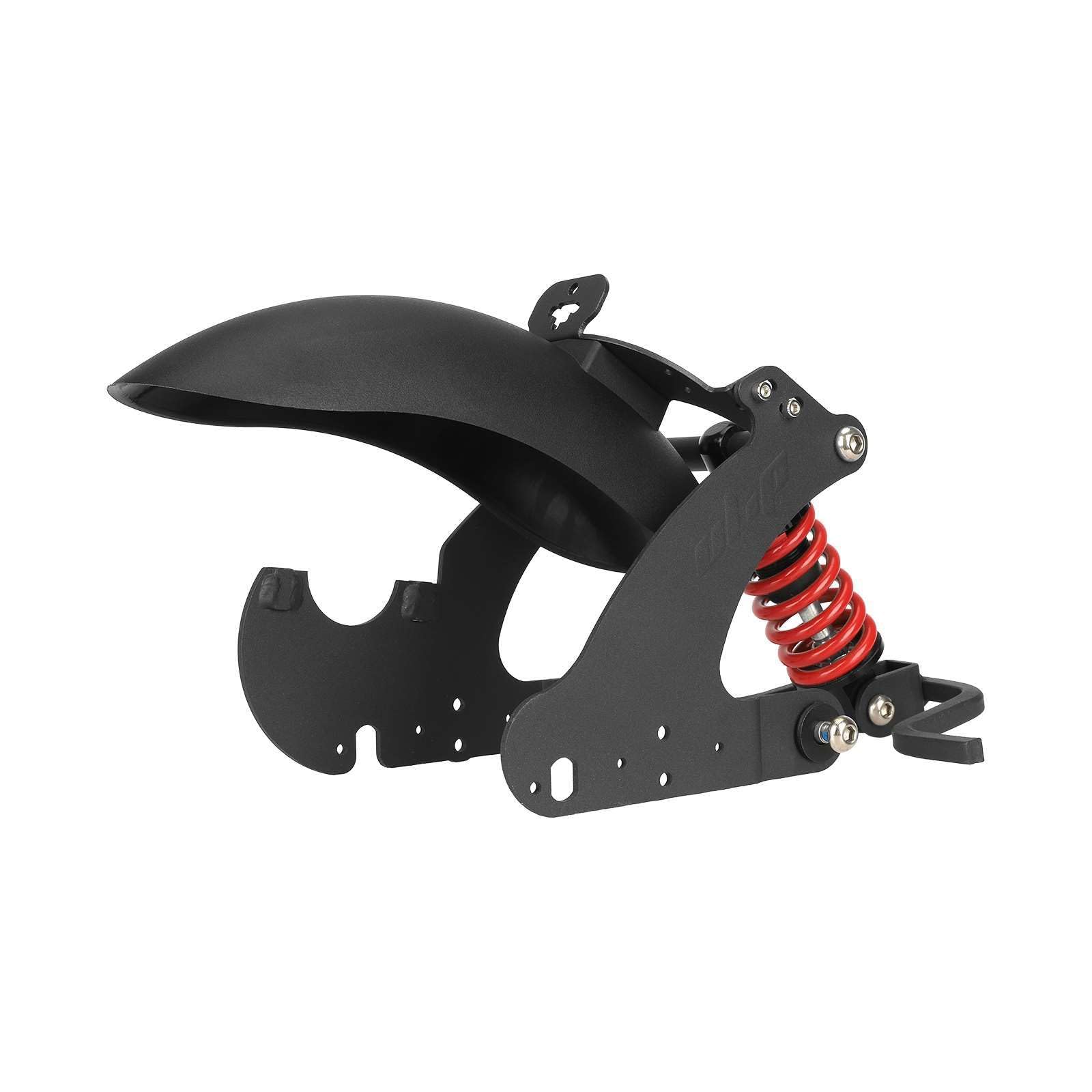 Amortisseur à ressort arrière avec garde - boue Accessoires Applicable à Niu kqi2 kqi3 trottinette électrique modification (Rouge)