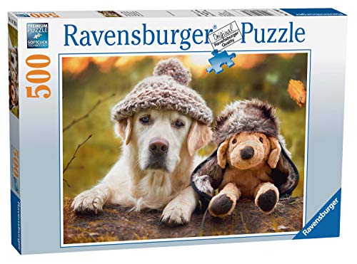 Preisvergleich Produktbild Ravensburger 14783 0 Hund Mit Mütze Puzzle, Mehrfarbig