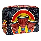 Impresión de moda: impresión completa de la bolsa de cosméticos, colores brillantes, patrones temáticos ricos, hacen que su bolsa de cosméticos se vea única y muy a la moda.