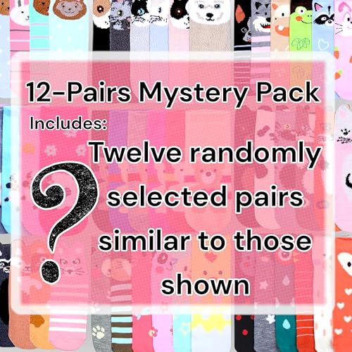 Image of ToBeInStyle Girls' and Women's Multi-Pack of Low Cut Random Animal Print Assortment Ankle Socks
