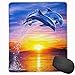 Produktbild Whecom Gaming Mauspad Schwarz, Elegant Dolphin Mouse Mat Personalized Customization Gaming and Office Mouse Mat Stitched Edge Office Thicker Mouse Pad