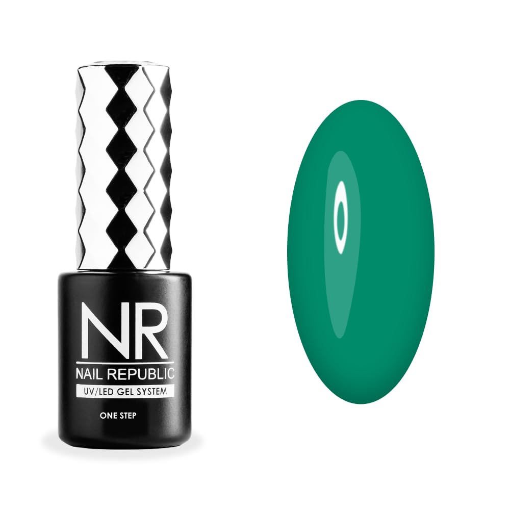 Gel Nail Polish One Step Single Phase (Green, 10 ML)