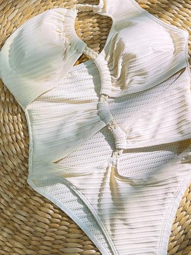 SKAYS Women's Sexy & Cute One Piece Swimsuits with One Shoulder Cutout and Tummy Control3