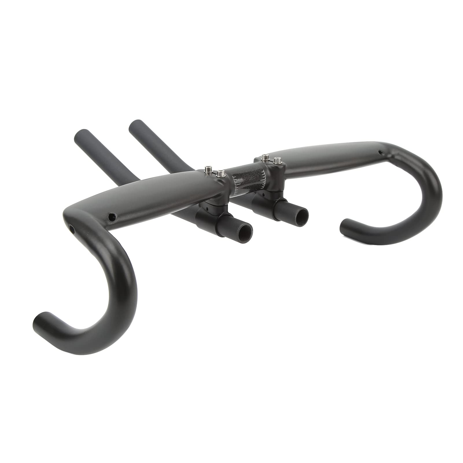 Kierownica z włókna węglowego Ø 31,8 mm, długość 440 mm, ergonomiczna, wygodna, antypoślizgowa, do rowerów szosowych i górskich