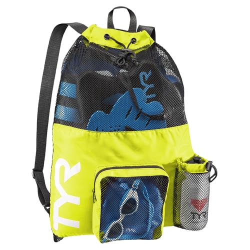 TYR Unisex Big Mesh Mummy Rucksack Tasche, Gelb , Einheitsgröße