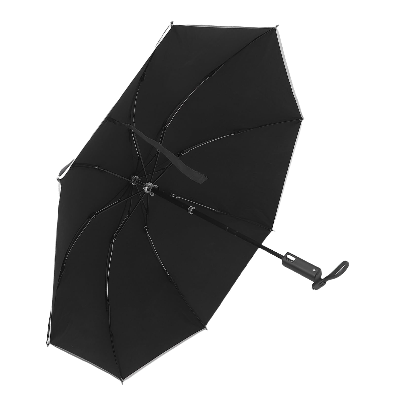 Aramox Umgekehrter Elektrischer Regenschirm, Kompakter, Umgekehrt Faltbarer Regenschirm mit Stahl-Fiberglas-Rahmen, Eins Zum Öffnen und Schließen, Wiederaufladbar, 260 MAh, 32 Cm Großer Reiseschirm