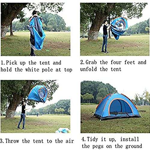 Carpa para camping Pop Up ligera impermeable para 3 personas miniatura 6