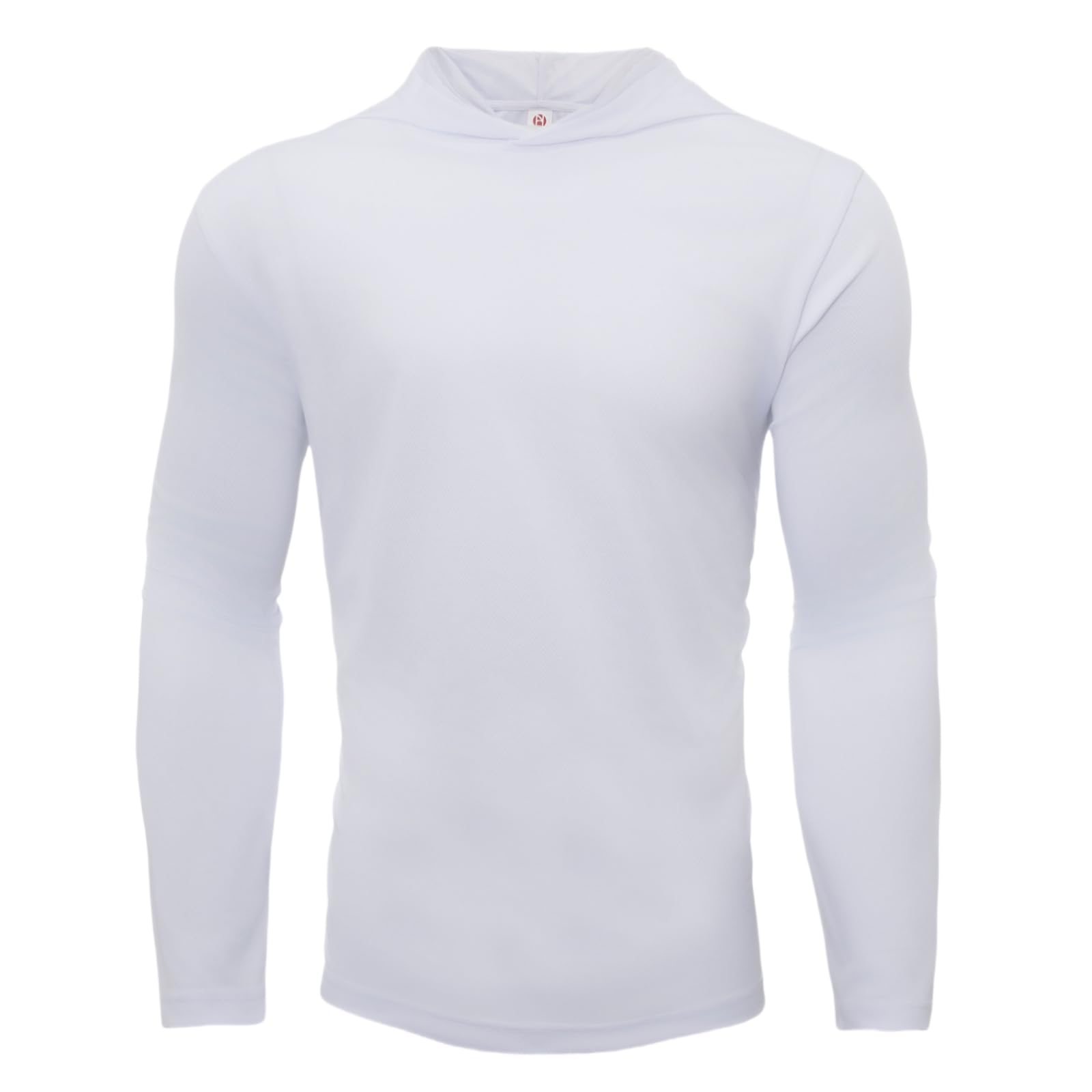LeeHanTon Camiseta de manga larga con capucha y protección solar UPF 50+ para hombre, de secado rápido, para atletismo, correr, ropa deportiva y entrenamiento