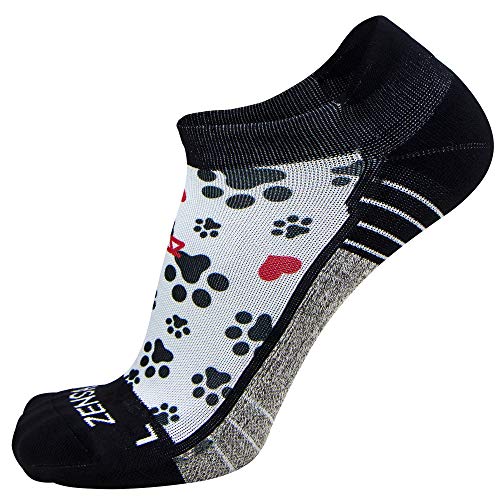 Image of Zensah Limited Edition No-Show Running Socks - Anti-Blister Comfortable Moisture Wicking Sport Socks for Men and Women