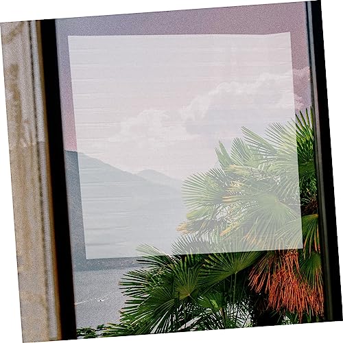 Vinilo adhesivo para ventana esmerilado blanco 100x45 cm miniatura 6
