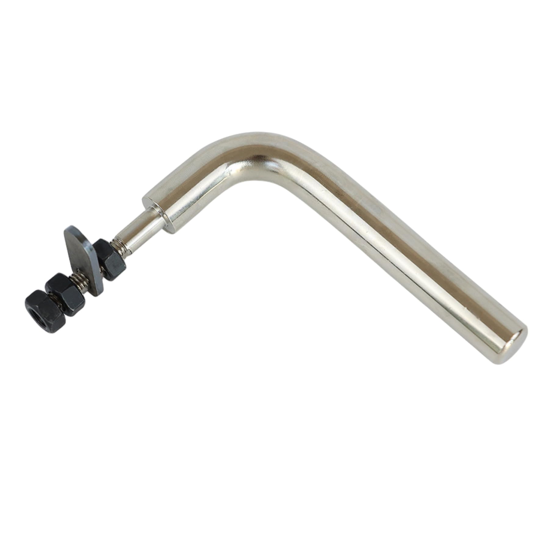 BEAHING L-Shaped Smooth Sturdy Fireplace Door Handles, Replacement Handle for Household, Hotel, Metal, Wood Stove Doors