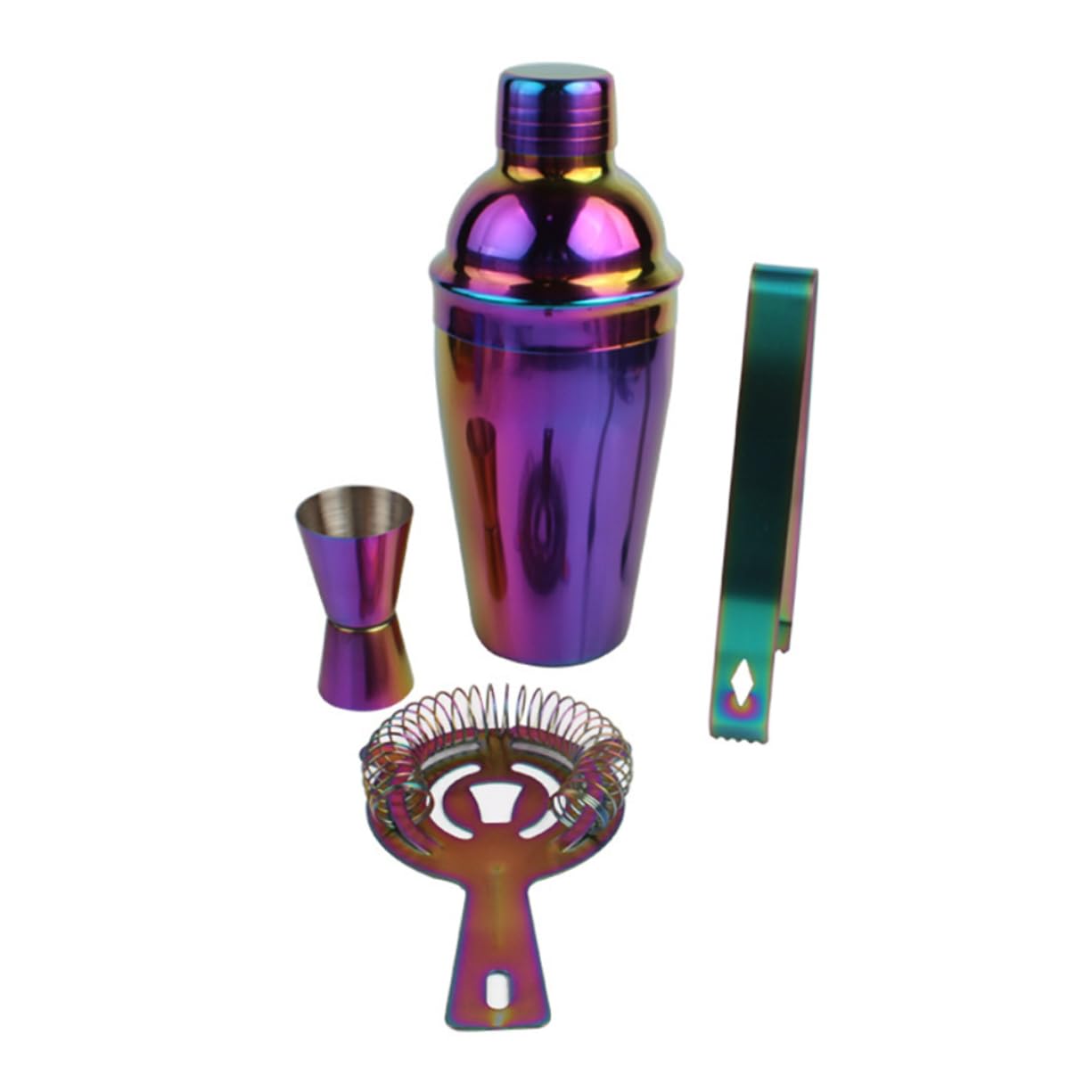 Set Accessori per Cocktail 8 Pezzi Shaker 750ml in Acciaio Inossidabile Sigillo per Uso Casa e Ristorante