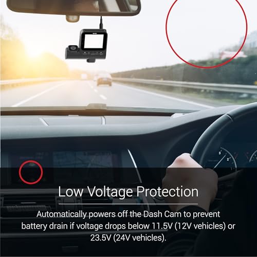 Image of Dylect Dash Cam Hardwire Kit - Universal for Brands Like 70mai, Redtiger, Qubo, Boat | 24H Parking Mode & Low Voltage Protection | 3.5M Long Cable | Compatible with Front Fuse Cars Only