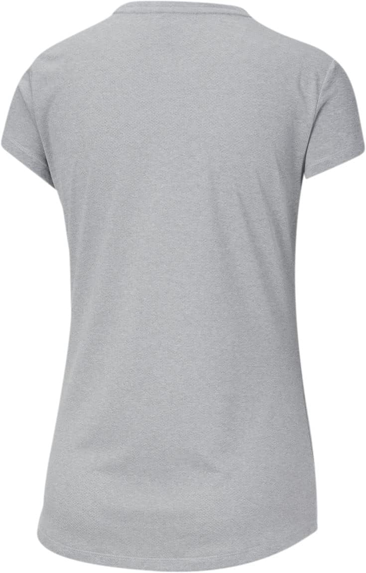 PUMA - Womens Rtg Heather Logo Us T-Shirt, Color Light Gray Heather, Size: Large - Image 2
