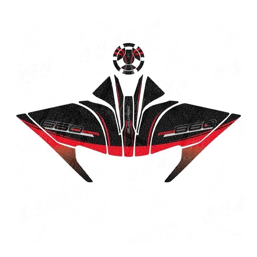 Motorcycle Fuel Tank Stickers Motorcycle Accessories Fuel Tank Knee Grip Traction Protection Decorative for 660 for