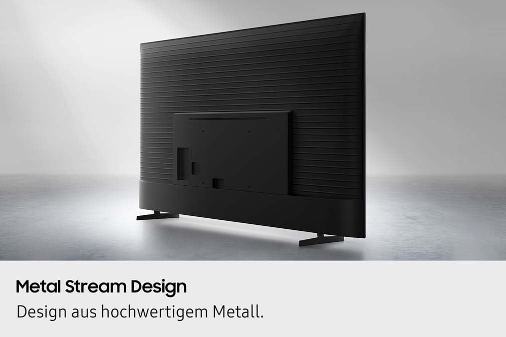 Samsung Crystal UHD U8079F 4K 55 Zoll (138 cm) LED Fernseher, Crystal Prozessor 4K, MetalStream Design, SmartThings, AI Upscaling, Gaming Hub, Knox Security, Kostenlose Inhalte, Smart TV