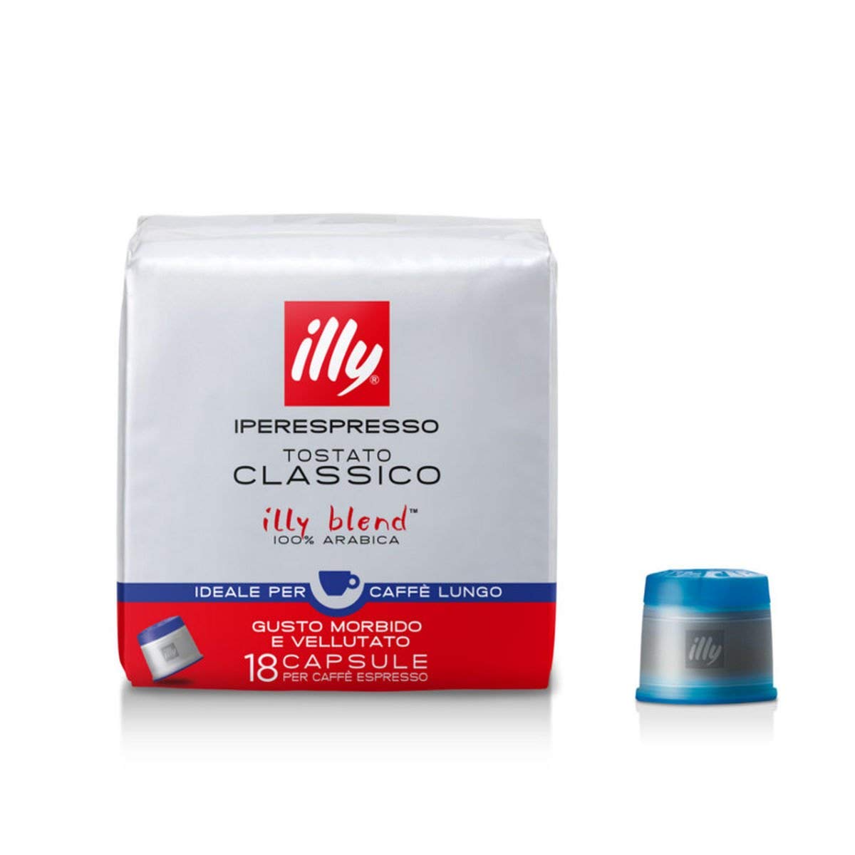 108 Capsule Caffe' Illy Iperespresso Espresso Lungo