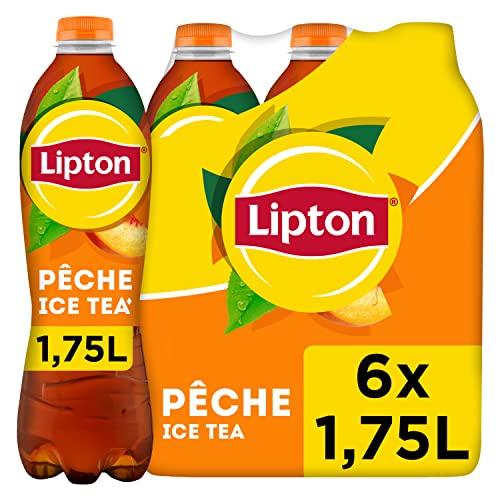 Lipton Ice Tea Pêche Bouteille 6 x 1,75L Pack