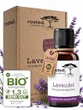 rooted.® BIO Lavendelöl 30ml [100% NATURREIN] - Echter Lavendel - Lavandula angustifolia...