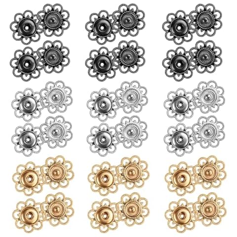 Boutons Pression DECARETA 24 Paires Cover