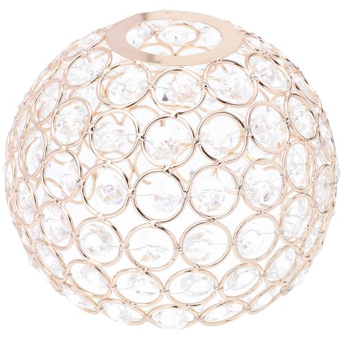Angoily N02102I07Q17 Crystal Wrought Iron Lampshade cover