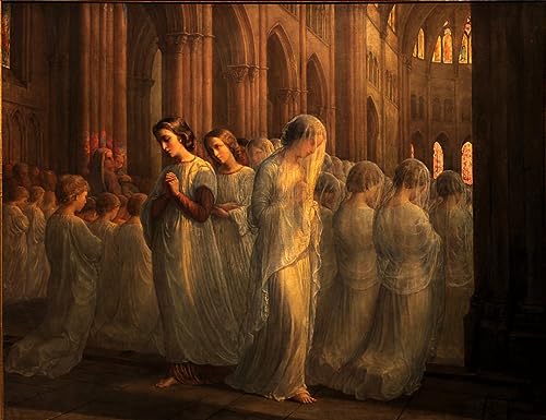 Poème de la première communion de l'âme de Louis Janmot, une affiche d'art idéale à offrir