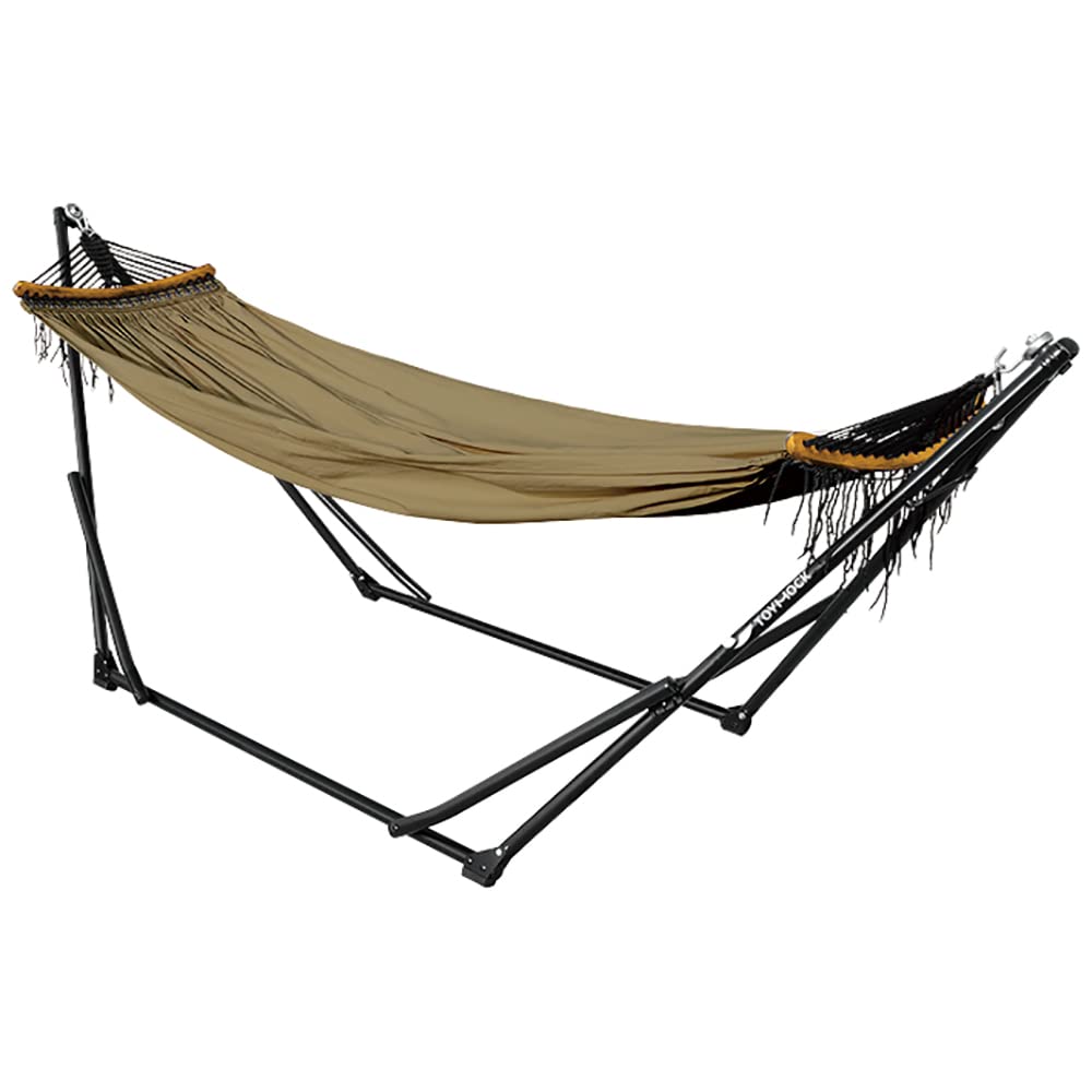 TOYMOCK トイモック ハンモック 自立式 2way ハンモックチェア ラシック 折り畳み コヨーテ MOZ292 ワンサイズ