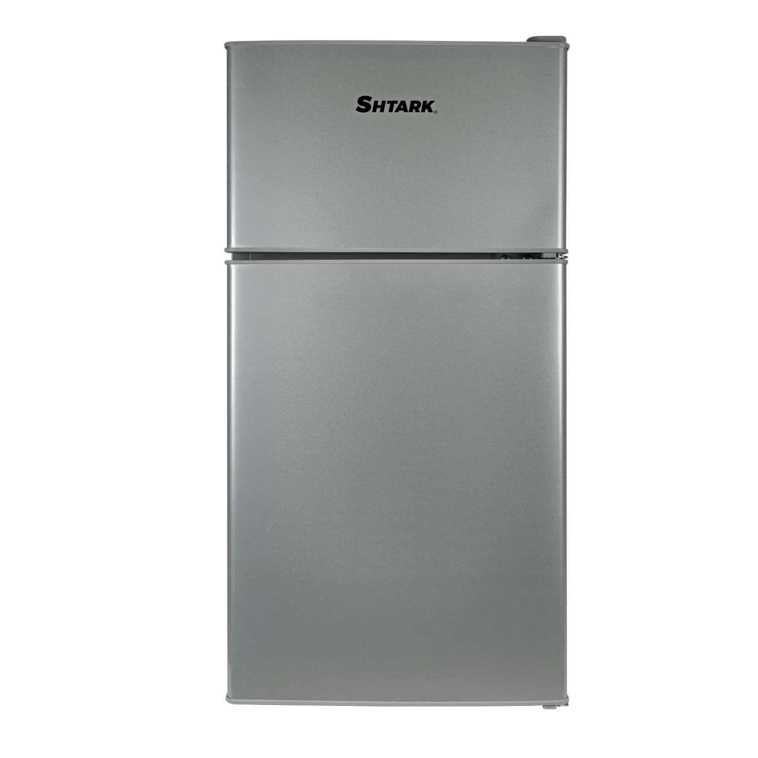 Shtark Frigobar Refrigerador Con Freezer | Portátil Compacto Dos Puertas Acero Inoxidable Plataforma | 86 Litros 3 Pies | Ultra Resistente | 2 colores (Plateado)