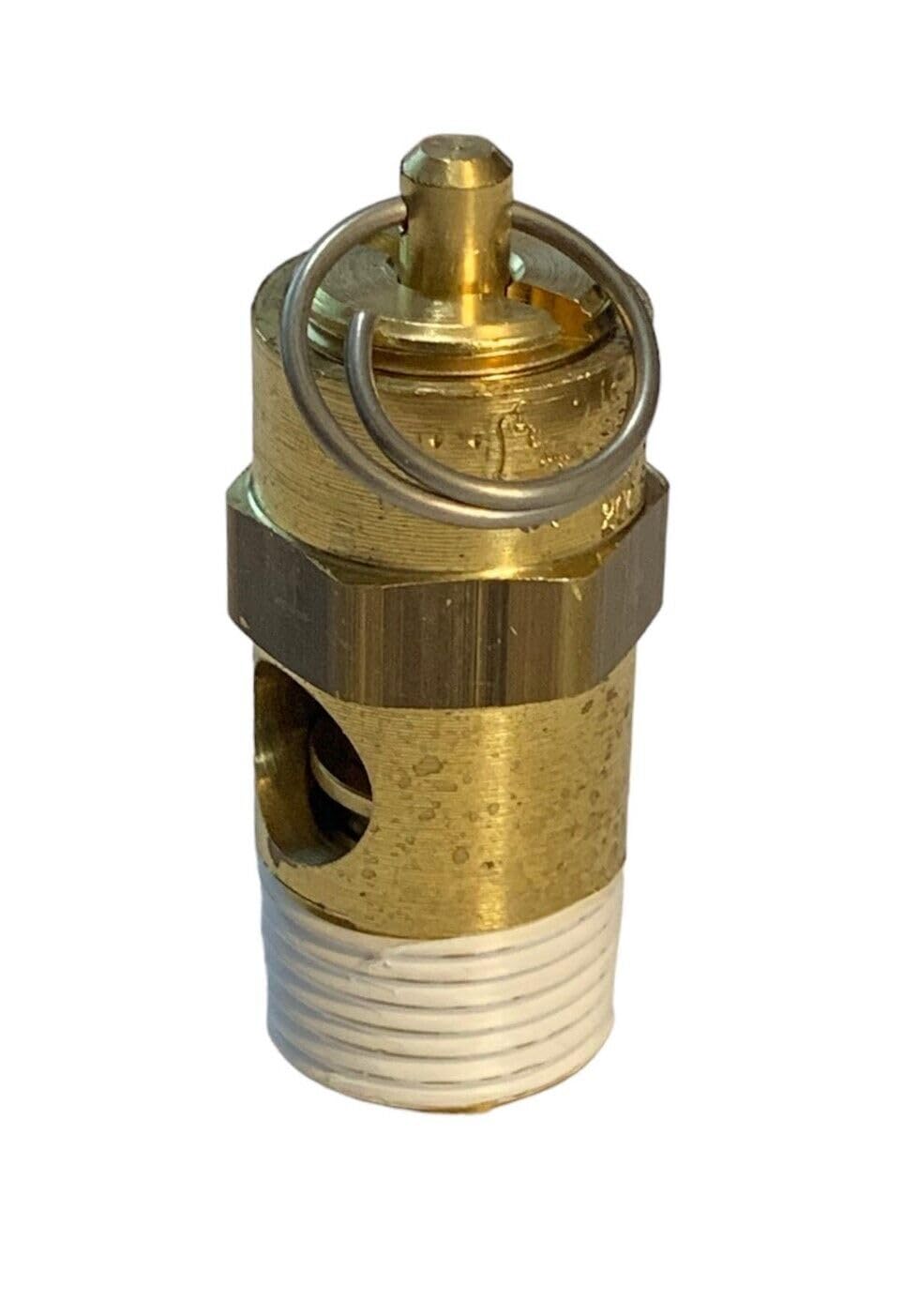 Jstpure for American Made Brass Compressor Safety Valve 325 PSI 1/4 NPT 275 CFM