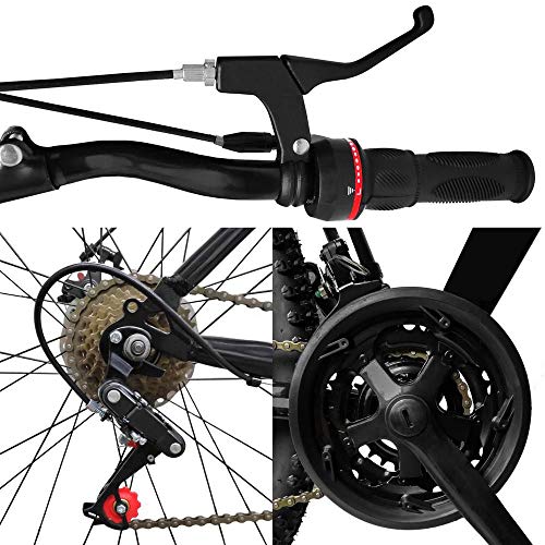 Bicicleta Moon Aro 29 Quadro 19 Aço Garfo Rígido 21v Freio Disco Mecânico Preto/Azul - Spaceline