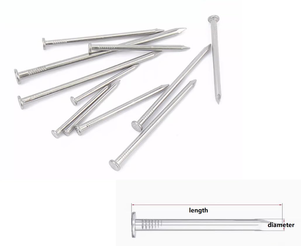Chiodi Per Appendere Quadri 100 Pez Chiodi Acciaio Chiodi Per Quadri - Foto 8