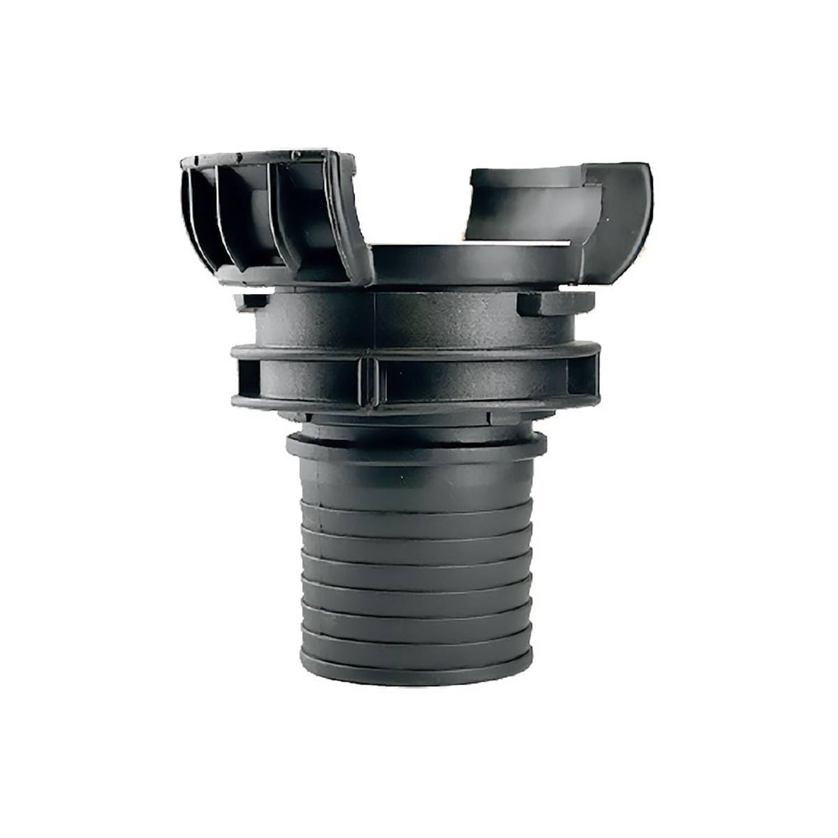 Demi raccord symétrique Guillemin, pompier, à douille annelée réduite - polypropylène - DN 50 x 51mm