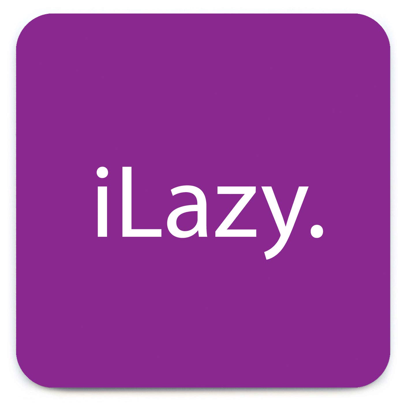 Brainbox Candy Women's - Funny 'Ilazy Coaster' - Small Gift Ideas For Him Her - Friends Birthday - Housewarming Present - New Home Gift - Funny Gifts For Men