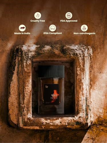 Image of EM5 CHAMBAL | Extrait De Parfum Spray for Men | Tob@cco, Smoky & Animalic Perfume | Raw, Dominating, Intense & Rustic Scent | Strong & Long Lasting Fragrance | Made with Natural Absolutes & Essential Oils | 50 ml