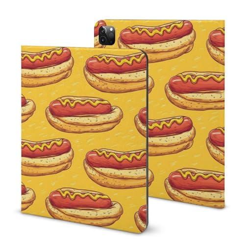 Protection iPad Pro 11 pour générations 2018 2020 2021 2022 étui mince hot dog print