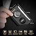 LIHTUN Cigar Cutter Guillotine 4 in 1 One Touch Straight Cut V Cutter with Cigar Punch Cigar Draw Enhancer, Stainless Steel Double Blade Cigar Clippers, Cuts Up to 60 Ring Gauge Cigars, Gift for Men