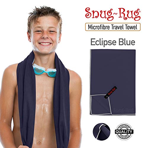 Snug-Rug-Microfibre-Towel-Large-80-x-160cm--Super-Absorbent-Quick-Drying-Lightweight-Compact-Travel-Antibacterial-Swimming-Sports-Travel-Sand-Proof-Beach-Towels-Eclipse-Blue
