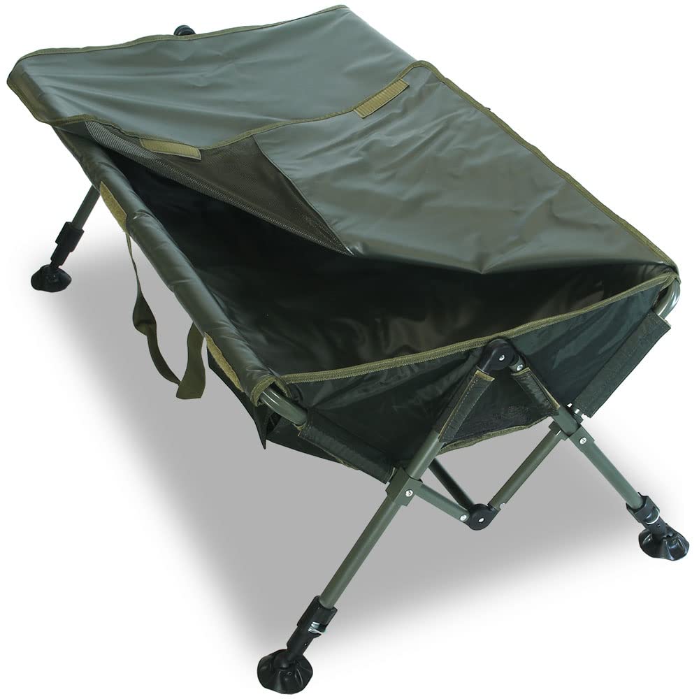 NGT Carp Fishing Tackle Quick Folding Cradle Framed Unhooking Mat With Knee Pad
