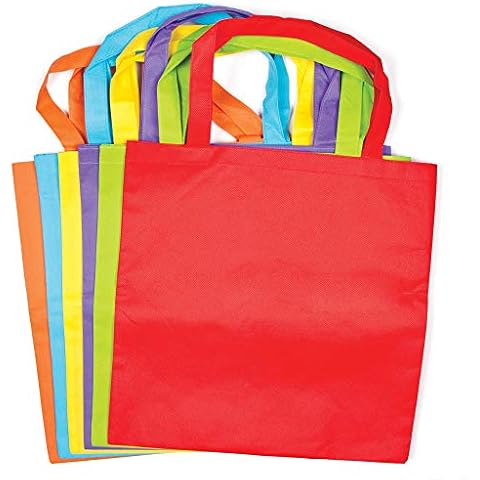 Baker Ross AG766 Bunte Schultertaschen aus Stoff Cover