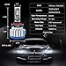 Win Power 9012 LED Headlight Bulbs Conversion Kit HIR2 CREE 70W 7200LM 6000K Cool White+ Canbus-2 Yr Warranty