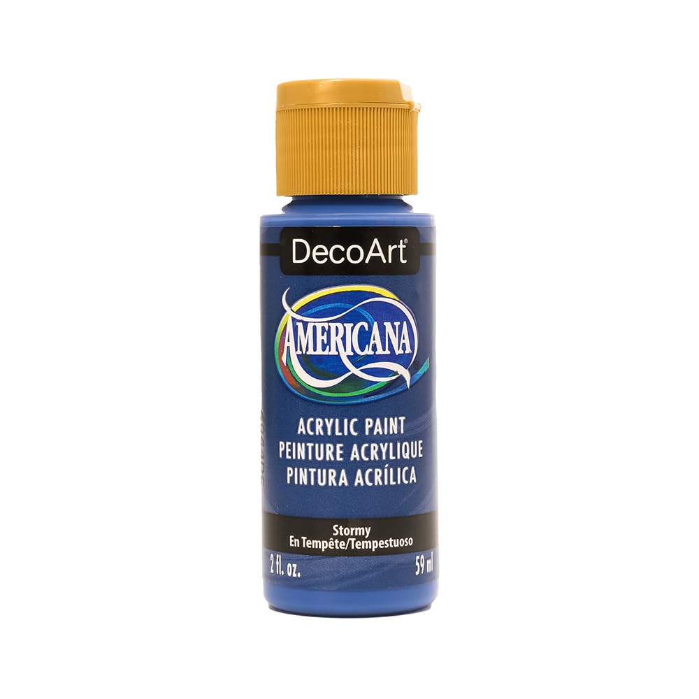 DecoArt Americana Acrylic Paint 59ml 2oz Blues - Stormy