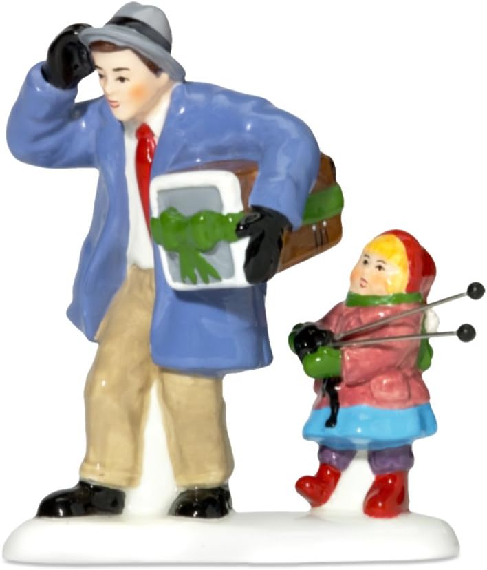 Department 56 Snow Village Our First Television Accessory Figurine