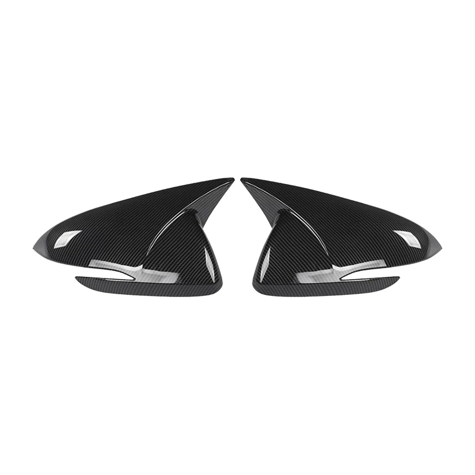 FVYRH Carbon Fiber Car Rear View Mirror Cover Side Door Mirror Shell Decoration Trim Compatible with Hyundai Elantra AD