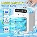 Glacier Breeze Portable Ac, 2025 New Glacier Breeze Portable Air Conditioner Fan Instant Rapid Cooling, Ultra-Quiet, 500ml Tank Built-In, Portable Evaporative Cooler Keep Cooling Everywhere (2 All)