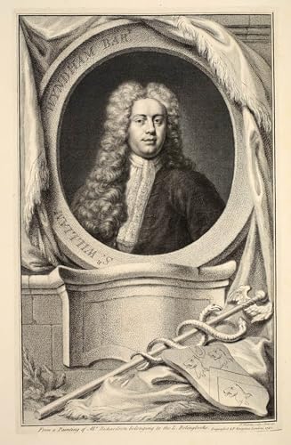 Portrait de Guillaume par Houbraken, tableau mural vintage 60x90cm