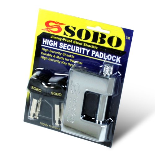 Fjm Security Products Spsa80-Cr-Kd Padlock, 3-1/8, Chrome #TOP6
