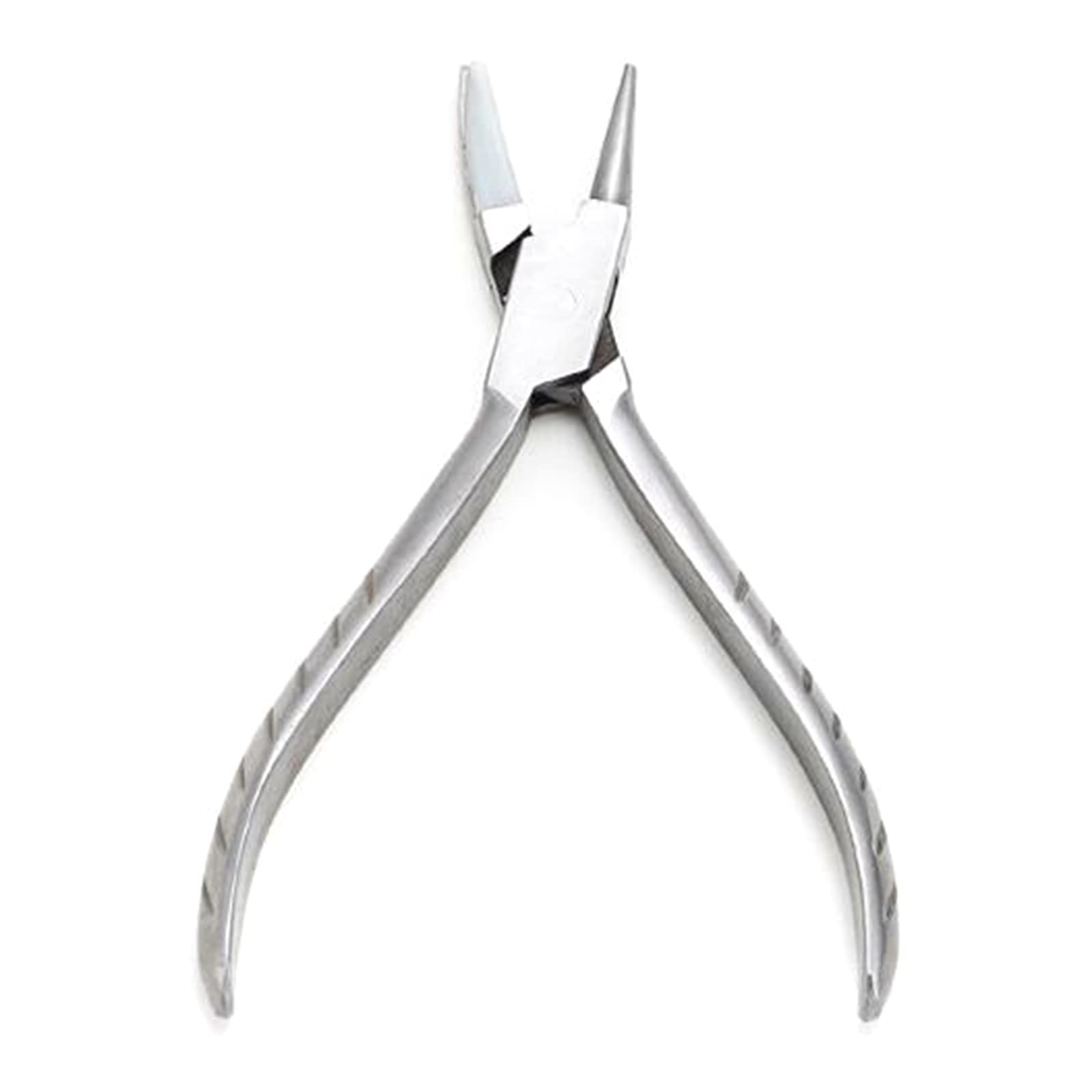 Nylon Jaw Pliers Stainless Steel Craft Plat Nose Pliers Tools For Jewelry Making Glasses Frame Adjusting Repairing